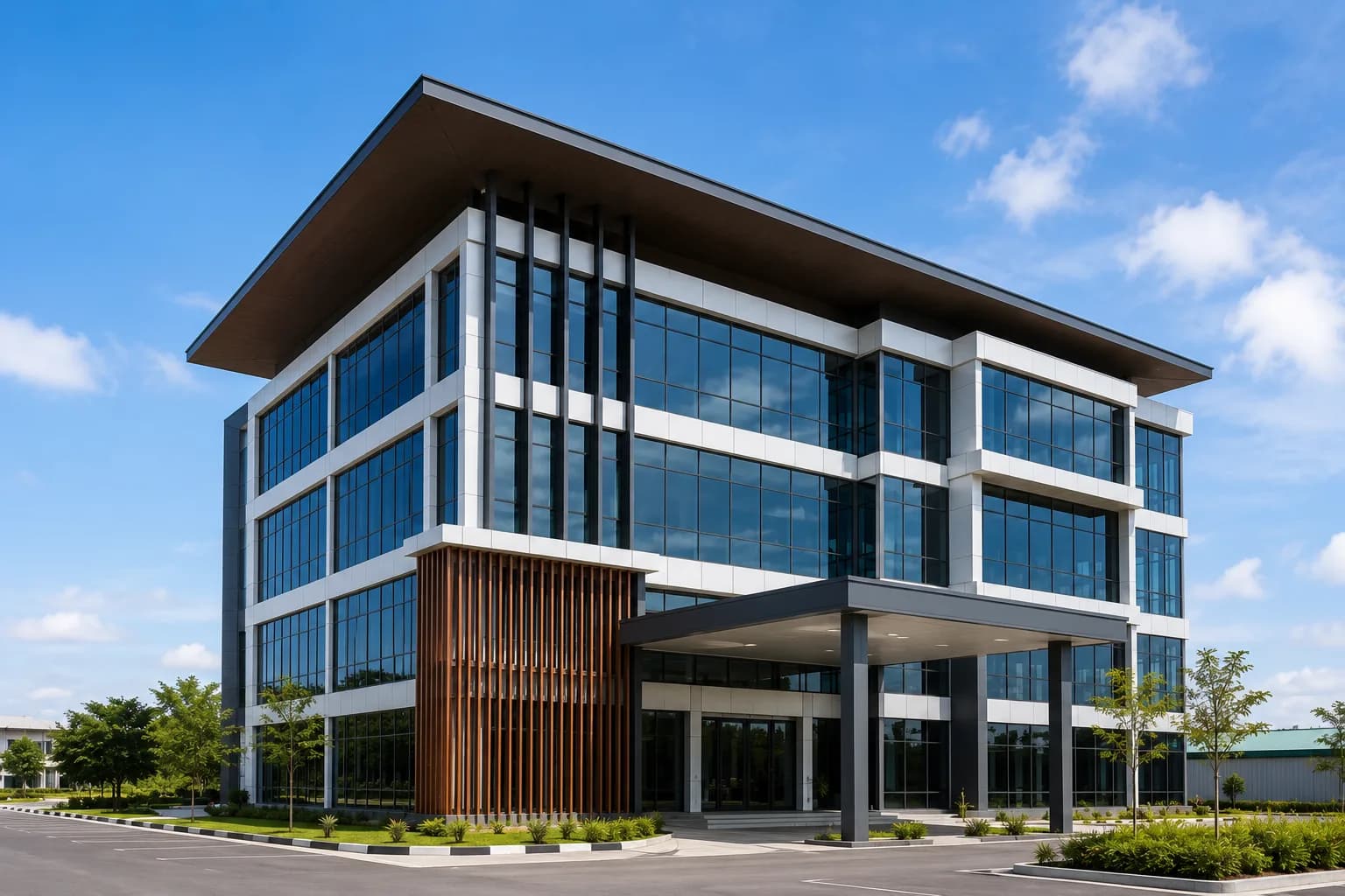 Representative photo placeholder for a commercial building construction project