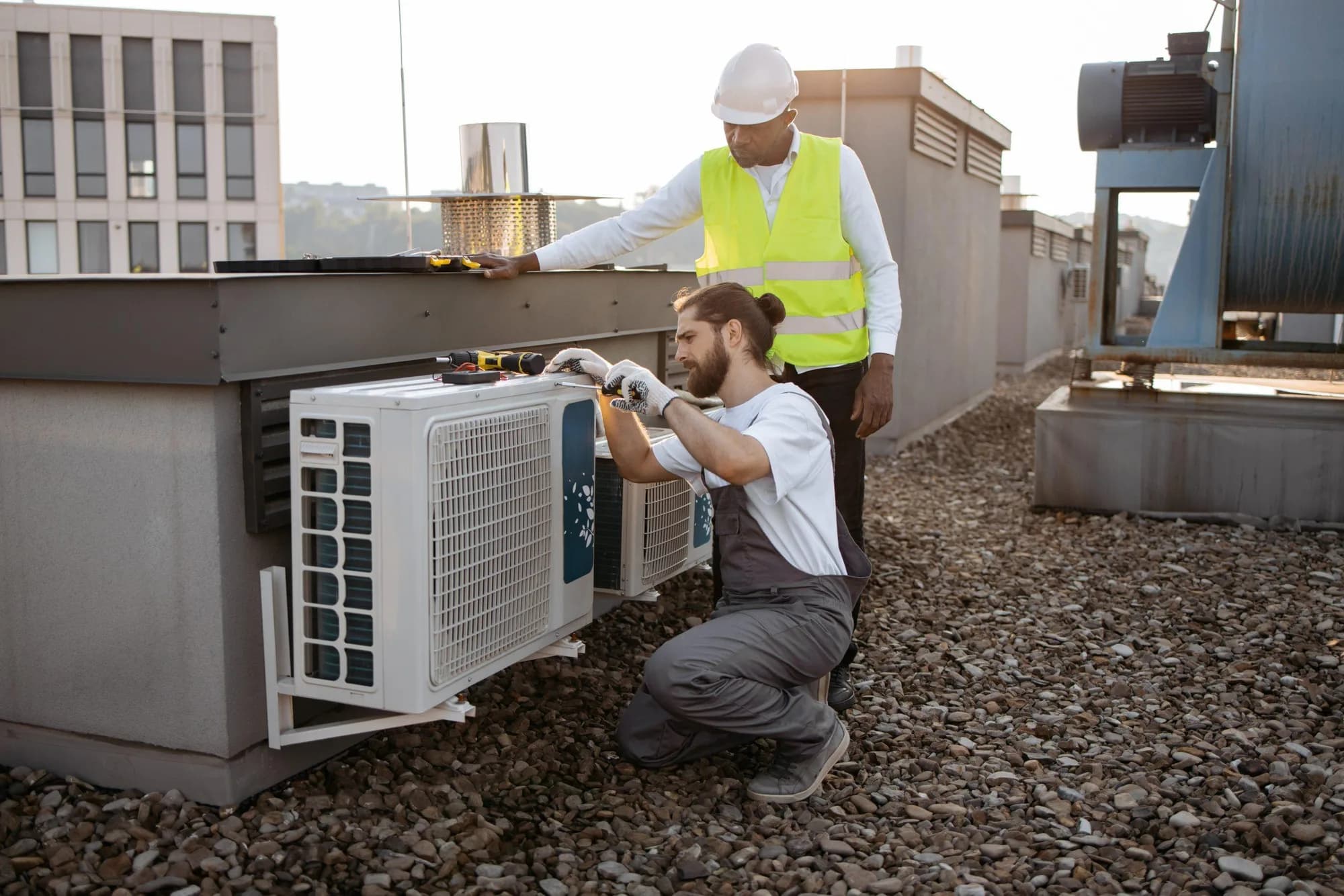 Representative photo placeholder for an HVAC installation project