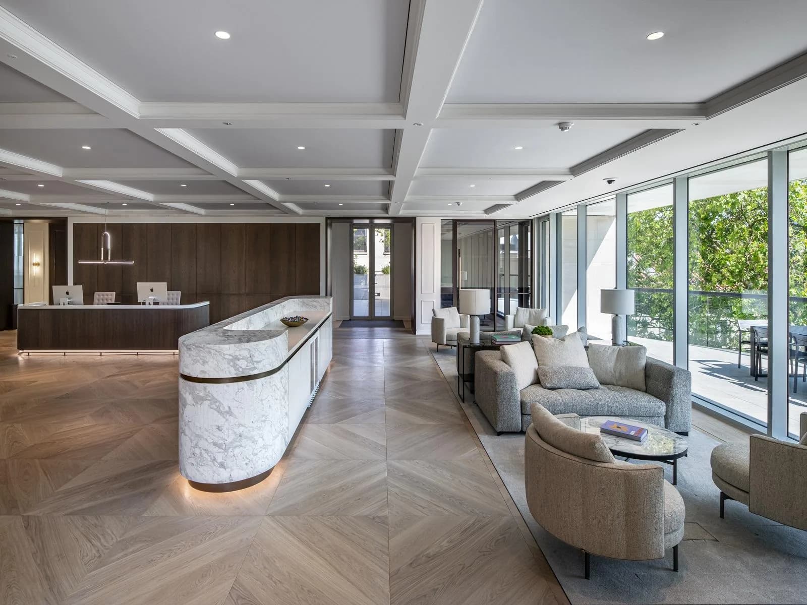 Representative photo placeholder for an office interior fit-out project